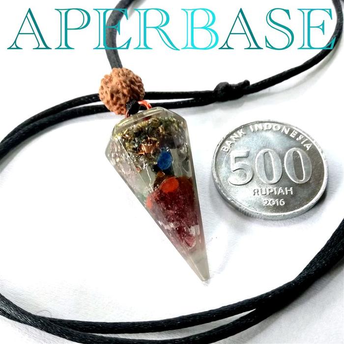 DOWSING PENDULUM ORGONITE 7 CHAKRA