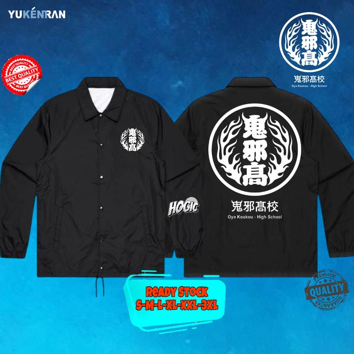 JAKET COACH OYA KOU ALIANSI S.W.O.R.D DESIGN SIMPLE KEREN CASUAL BAHAN ANTI AIR COACH JAKET KECE REA