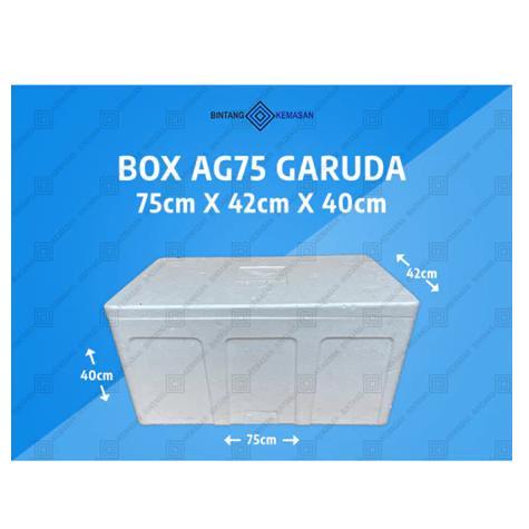 (Cooger) Box Styrofoam Ag75 Tinggi 40Cm 75X42X40Cm/Box Ikan/Box Foam/Box Packing/Box Sterofoam