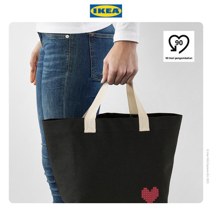 IKEA TOSSDAN Tas Serbaguna Merah/Hitam 12L