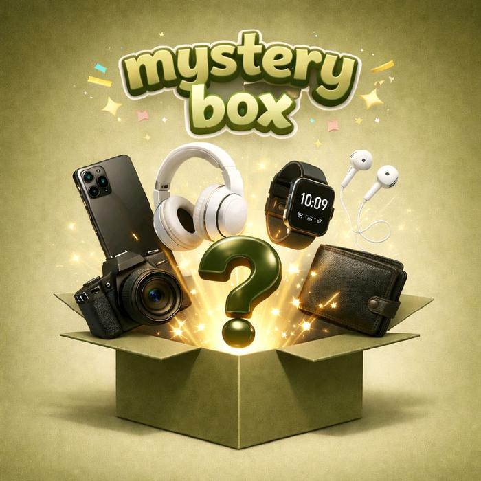 Mystery | Misteri Box Aksesoris, Handphone, Elektronik logam mulia dll. anti Zonk