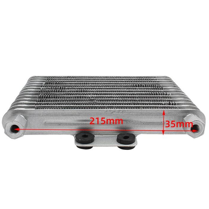 12 Row Radiator Pendingin Oli Sepeda Motor 125Ml Radiator Pendingin Universal Aluminium Untuk Sepeda