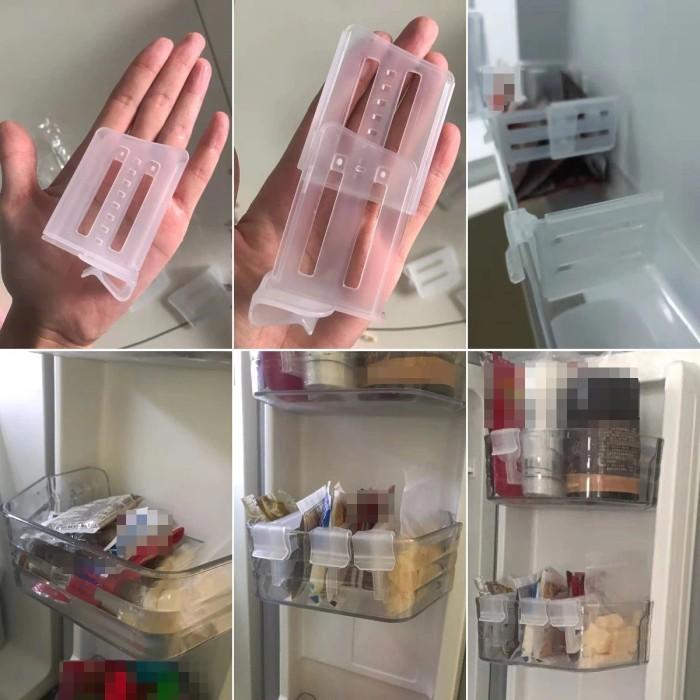 Pembatas sekat partisi rak kulkas dapur kamar mandi serbaguna