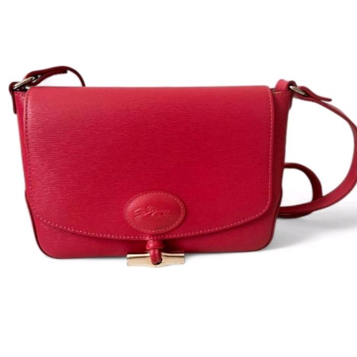 Longchamp preloved Authentic bertalpan bisa di Adjust ( bisa pendek panjang )
