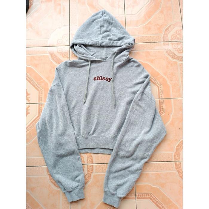 HOODIE CROP STUSSY ORIGINAL SECOND