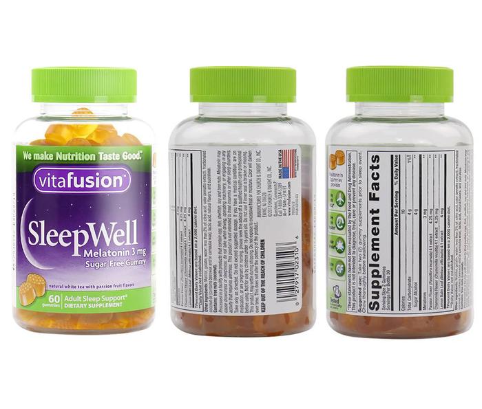 1 Bottle 60 Pills Melatonin Gummies Adult Sleep Candy Sleep Gummies