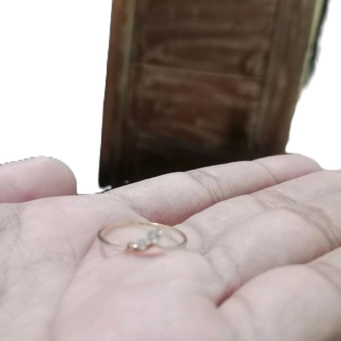 cincin emas 0,7 gram, asli