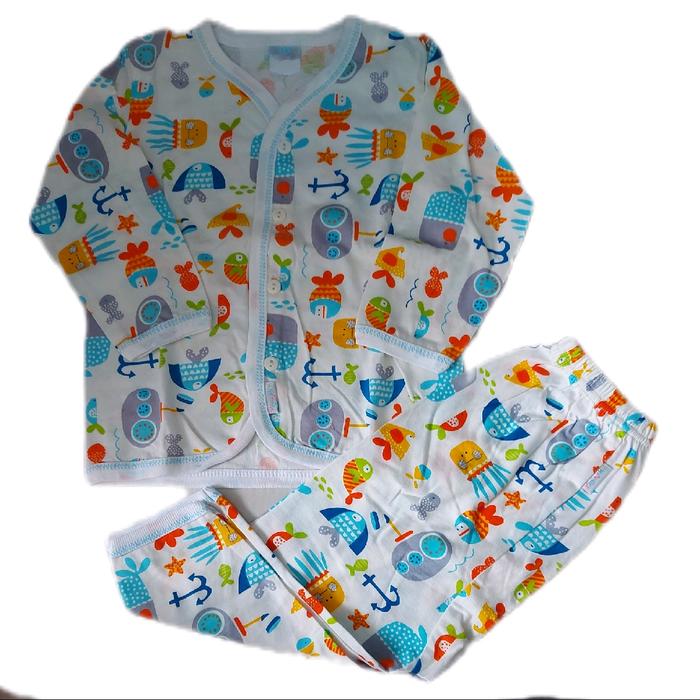 Pipiniko Setelan bayi | one set baby lengan panjang | piyama bayi original cut lable