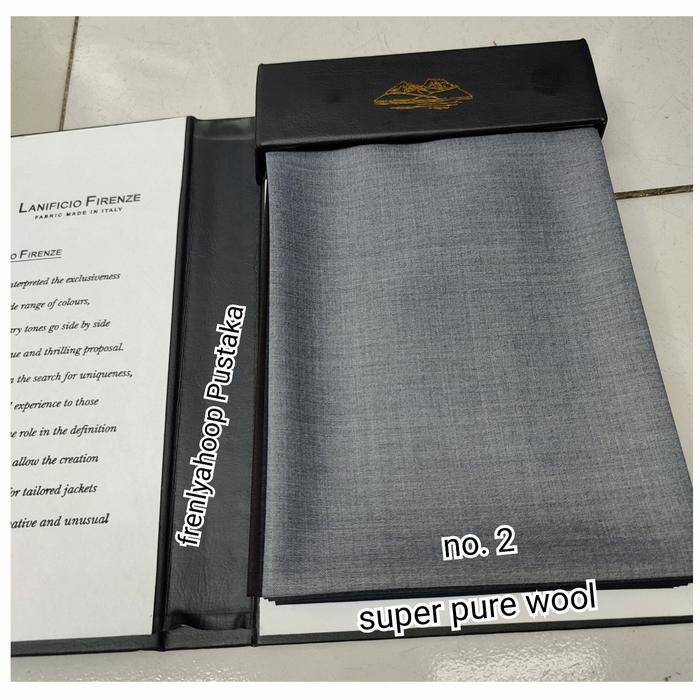 Kain Super Wool 120'S Lanificio Firenze / Bahan Pure Wool Stelan Jas