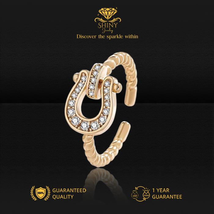 OS2-R298 Cincin Wanita Premium Anti Luntur Berubah Warna Garansi 1 Tahun Fahshion Accessories Size A