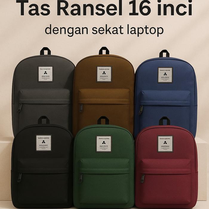 Tas Ransel 16 inci dengan Sekat Laptop - MONOBE