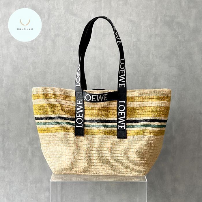 LOEWE PAULA IBIZA FOLD SHOPPER TOTE BAG MULTICOLOR