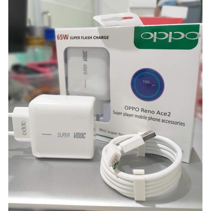 TC Travel Charger Oppo Reno Ace 2 65W Micro USB