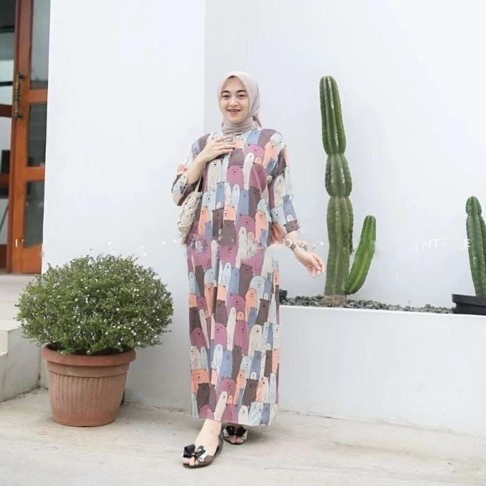 Ready Stok Daster Orina Daster Gamis Long Daster Daster Kekinian Store.Id