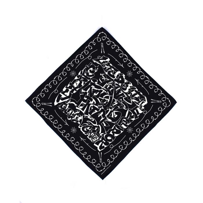 WADEZIG! ACCESORIES - WDZG X DITON KING SCARF BLACK