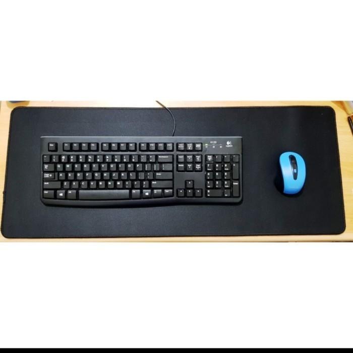 GAMING MOUSEPAD PANJANG POLOS 70X30 HITAM