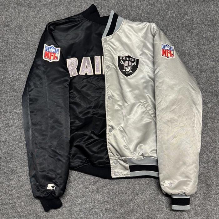 VINTAGE VARSITY RAIDERS REVERSIBLE STARTER RARE