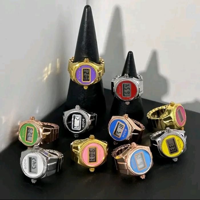 jam cincin digital unik langka