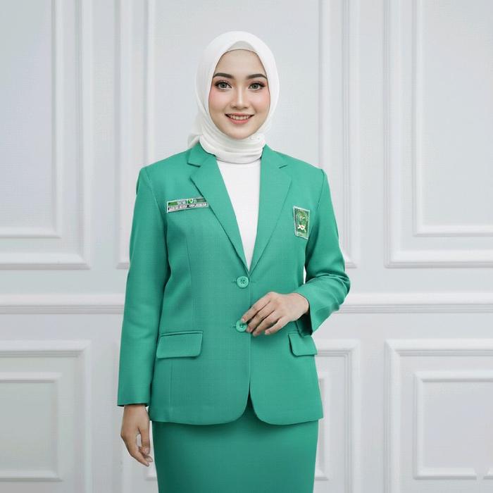 JAS SERAGAM SETELAN FATAYAT NU HIJAU RESMI WARNA NASIONAL