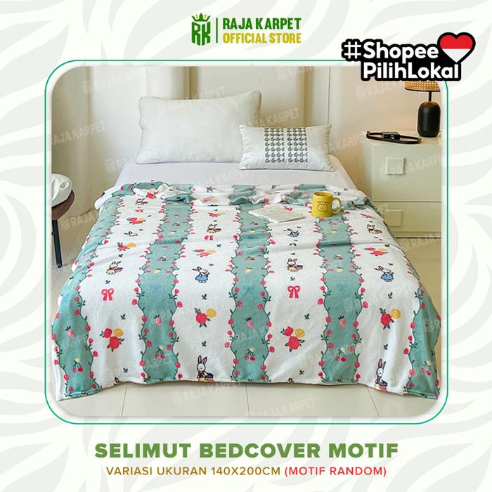 RAJA Selimut Bulu Selimut Anak Selimut Dewasa Selimut EstetikHalus 140x200CM Selimut Lucu Microfiber