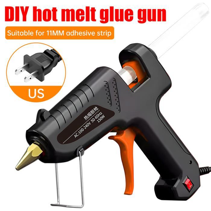 150W Hot Melt Glue Gun 11Mm Glue Sticks Industrial Guns Heat Temperature Thermo Electric Repair Tool