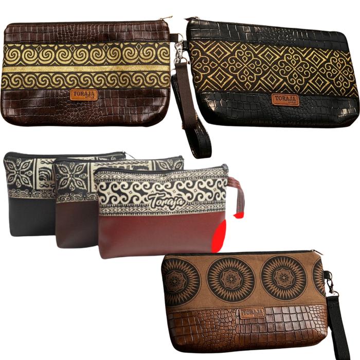 Tas Kulit Toraja (Clutch Bag Ukuran Kecil) Wanita