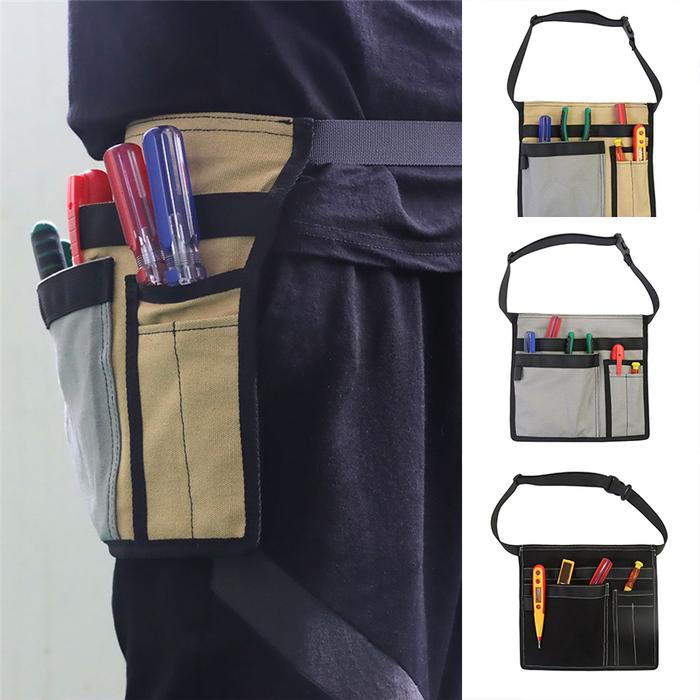 Tool Belt Pouch Durable Adjustable Belt Work Apron Tool Organizer Bag