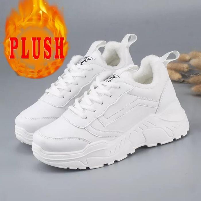 RK Collection Sepatu Sneakers Wanita Korea COEK SW-48 Full Putih - 37