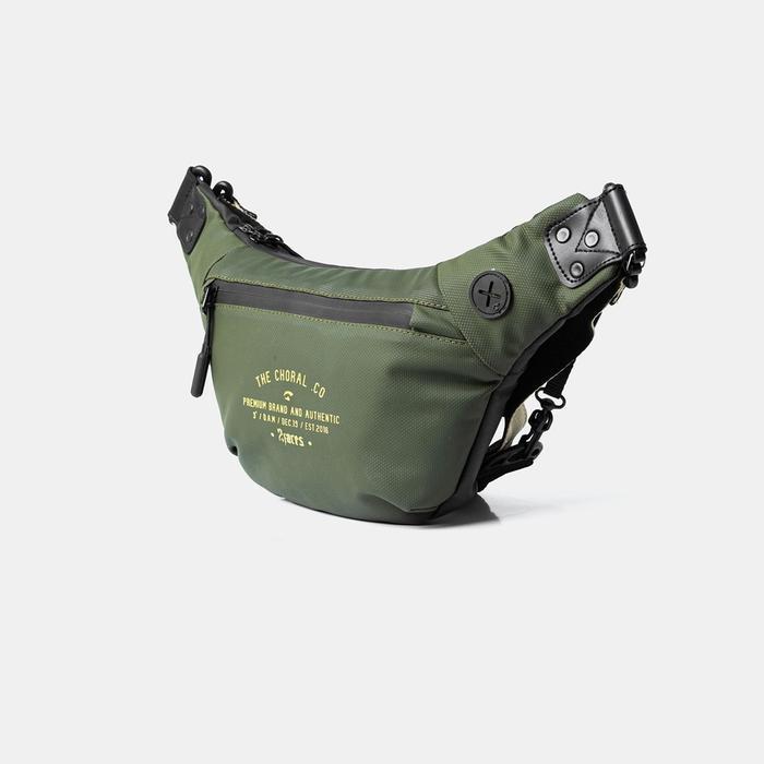 STOK TERBATAS Choral Vegas Waist bag Tas Pinggang Big Compartment Dan 2 Side