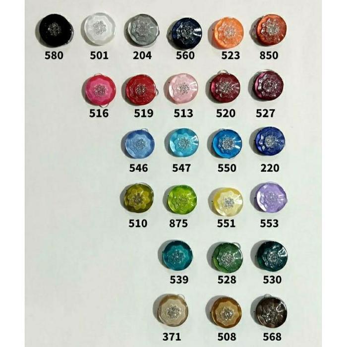 Kancing Hias kancing blush wanita BU ukuran 15mm per gross(144biji)