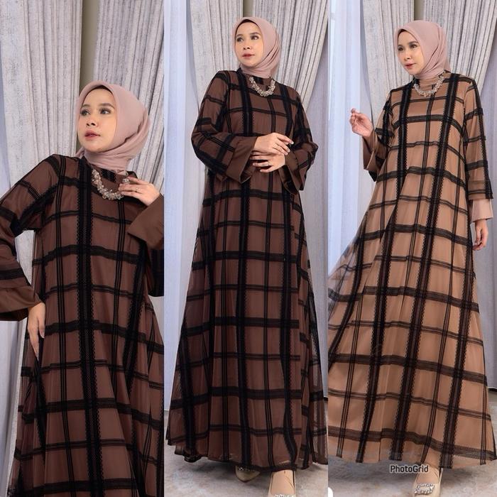 MAHIRA// CLARA DRESS GAMIS PREMIUM BY MAREVI/Gamis std jumbo
