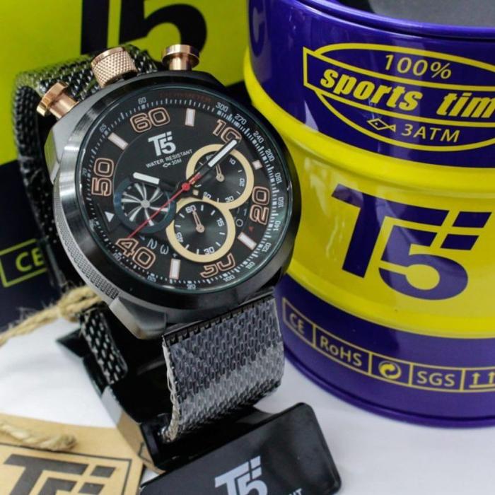 Jam T5 H3748 Original Bergaransi Stainless Steel