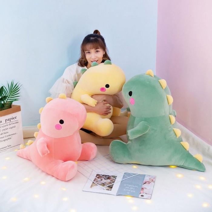 Boneka Lucu DINOSAURUS Dino T Rax Bahan Plush Sangat Lembut