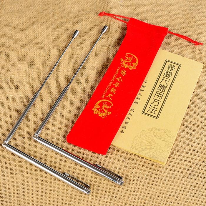 2Pcs/Set Ionika Metal Detector Dowsing Lrods (Alat Deteksi Emas Bawah Tanah) - Dowsing Rods / Adjust