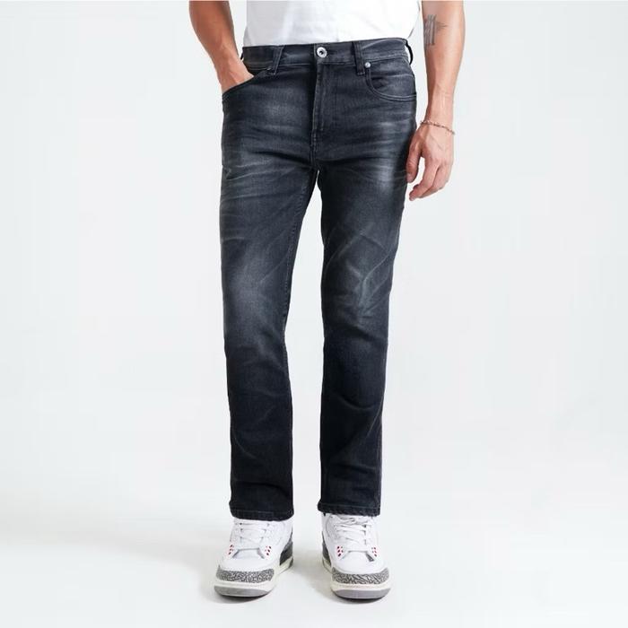 ￼CELCIUS Celana Denim Skinny Fit L03000605C Dark Grey Jeans