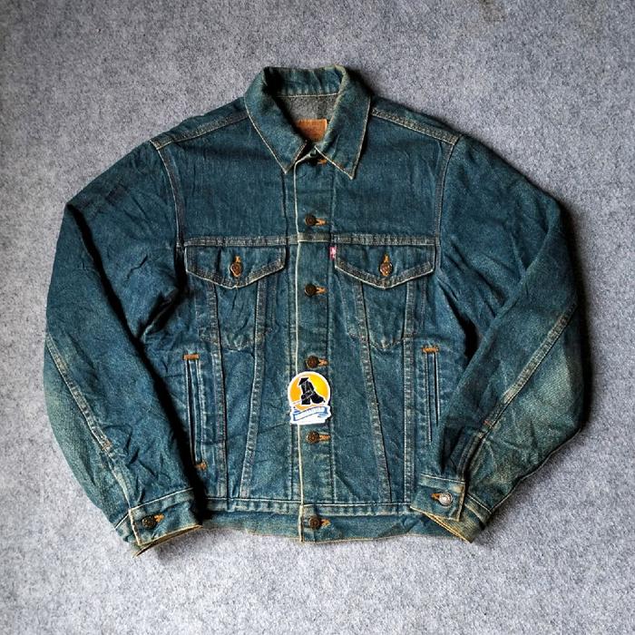 80s trucker levis linead jacket / Levis type 1 / Levis type 3 lvc Levis vintage clothing momotaro je