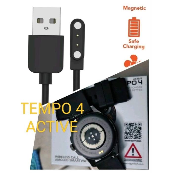 kabel jam tangan Eggel Tempo 4 Active tempo 3 pro tempo 3 Smart Watch Kabel Charger Smartwact Eggel