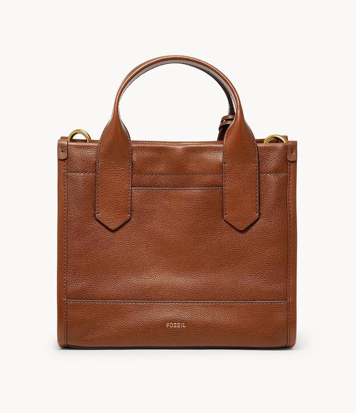 FOSSIL KYLER SATCHEL LEATHER BROWN TAS WANITA - SHB3135-210