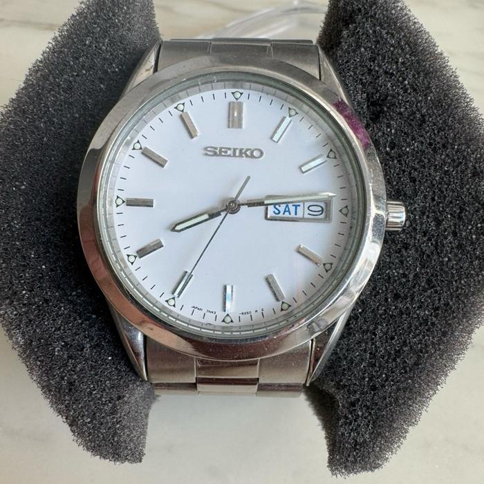 Jam SEIKO 7N43-9080 white dial