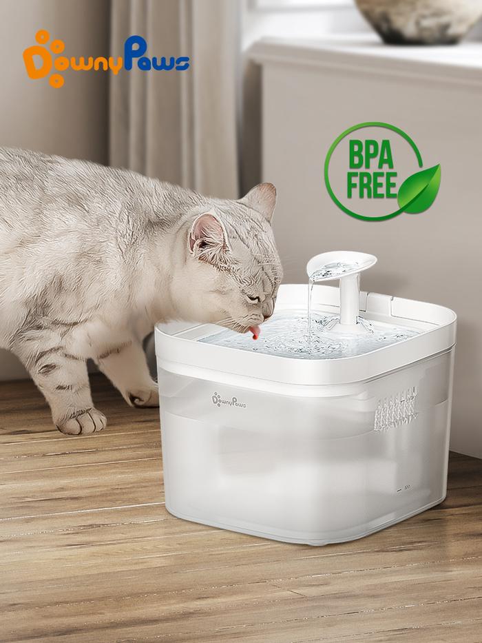 DownyPaws 2.2L Automatic Cat Water Fountain Dog Water Dispenser