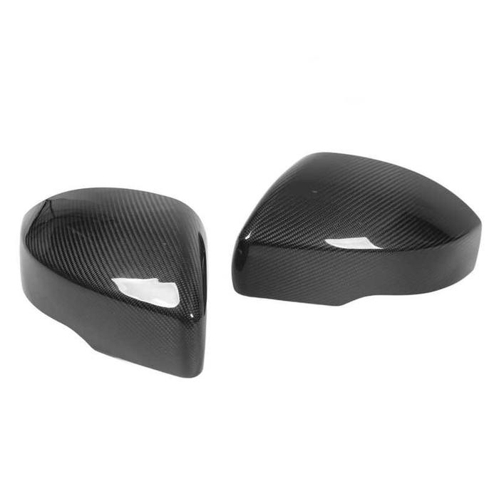 Kaca Spion Samping Penutup Kaca Spion Pintu Hitam Mengkilap Serat