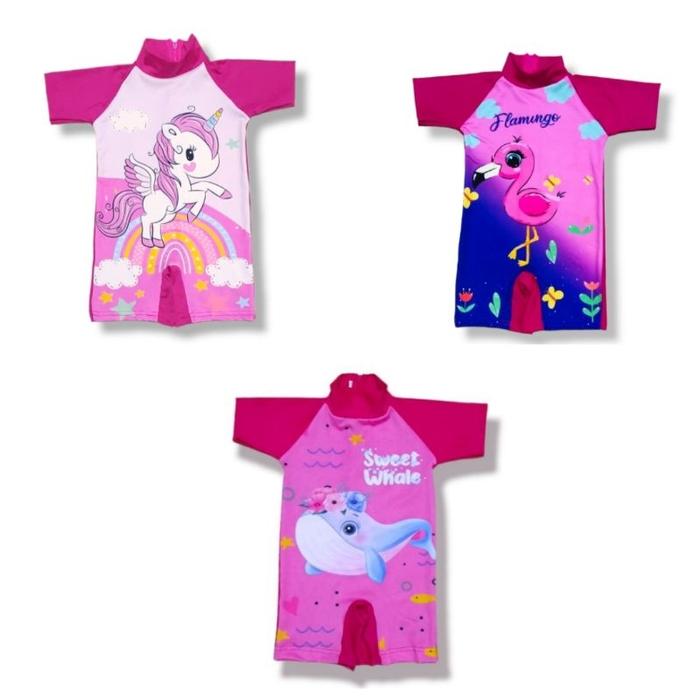 baju renang anak&bayi perempuan usia 7bulan-9tahun