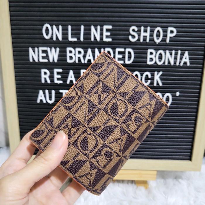 dompet kecil bonia wallet mini lipat 2 monogram