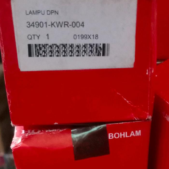 Lampu Bohlam CBR Old Original untuk Motorcycle Klasik Kodepart 34901 KWR 004 Desain Klasik Praktis d