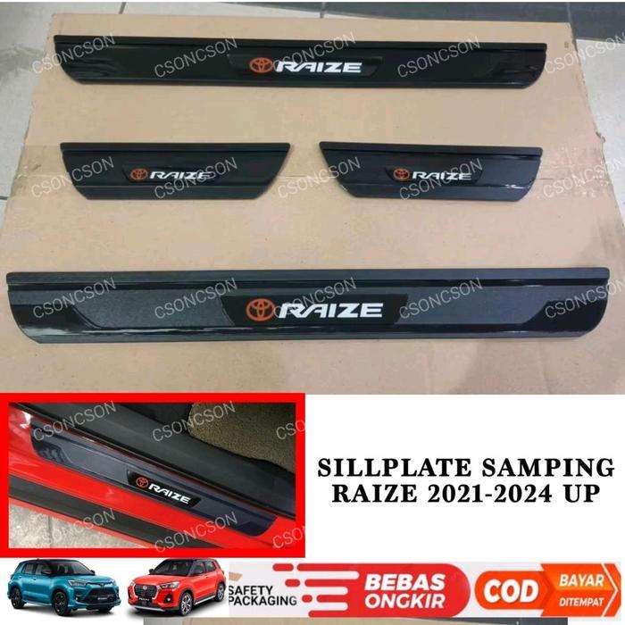 Sillplate Samping Raize Rocky 2021 2022 2023 2024 Hitam O1