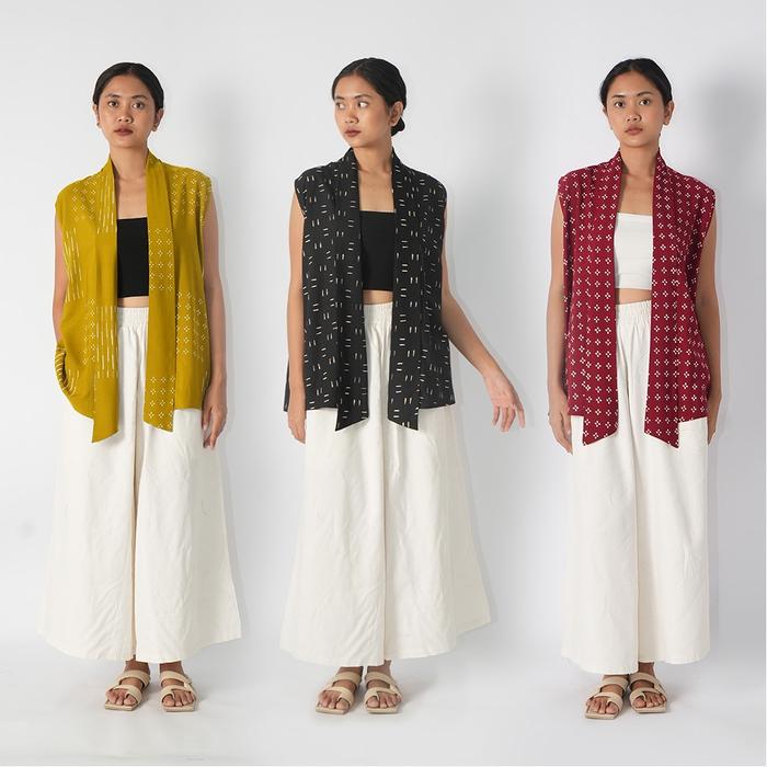 Tyas Kebaya Outer Batik Cap Rayon Premium