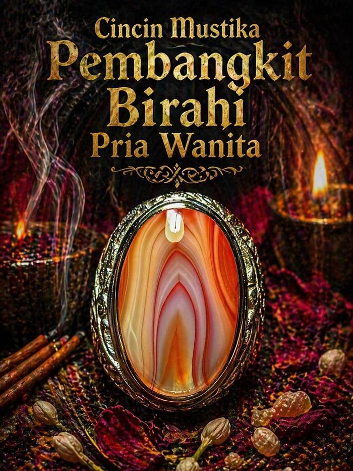 CINCIN MUSTIKA PEMBANGKIT BIRAHI PRIA WANITA