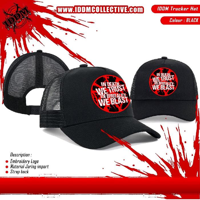 TOPI IDDM TRUCKER ROUND LOGO