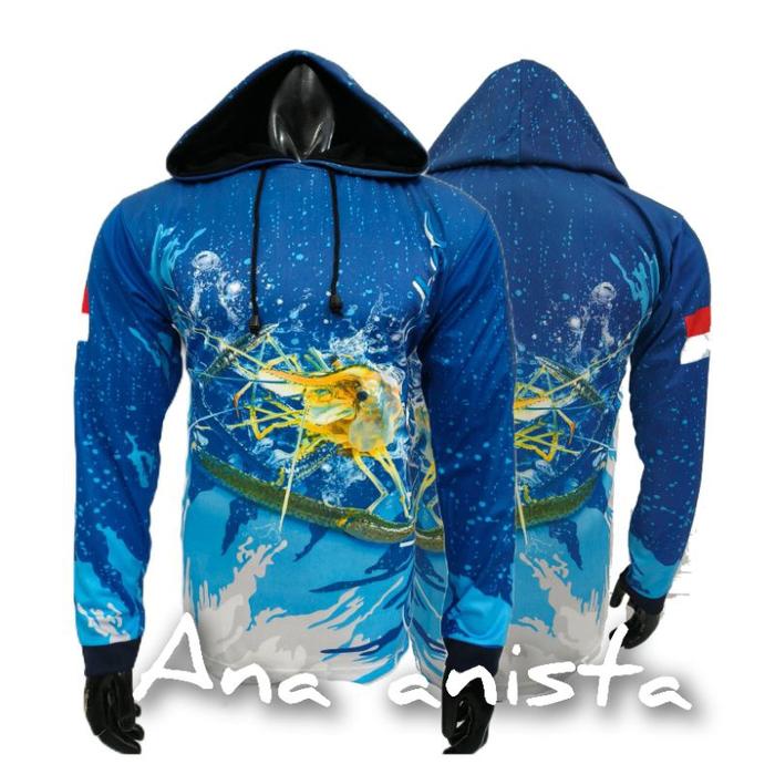 Kaos Jersey Mancing Udang mania mantaf