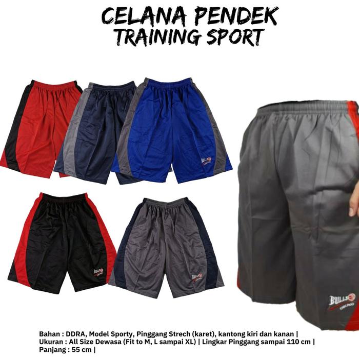 Celana kolor jumbo santai 3/4 / celana pendek olahraga / celana pendek olahraga pria / celana pendek